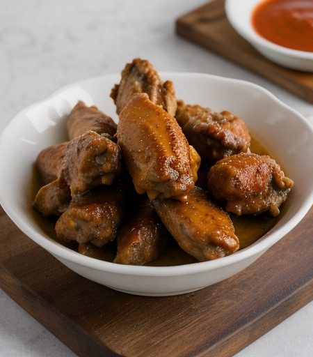 Chicken Wings in Ranch Sauce recipe image