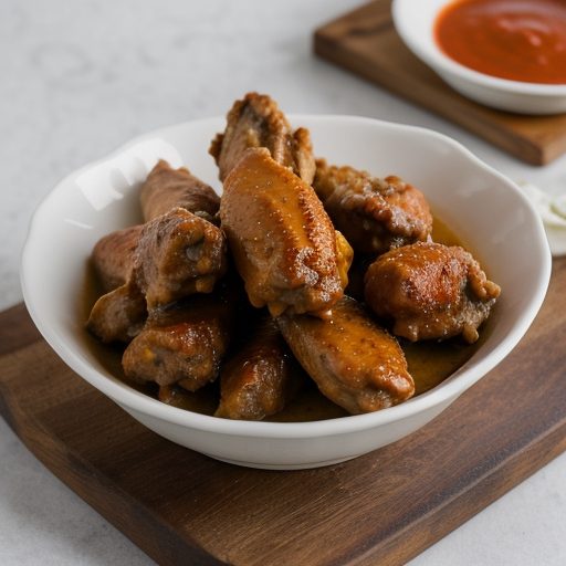 Chicken Wings in Ranch Sauce recipe image