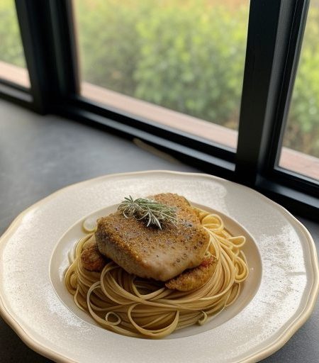 Chicken With Angel Hair Pasta recipe image