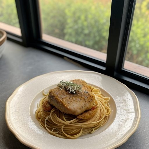 Chicken With Angel Hair Pasta recipe image