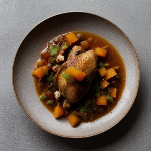 Chicken With Apricot Salsa recipe image