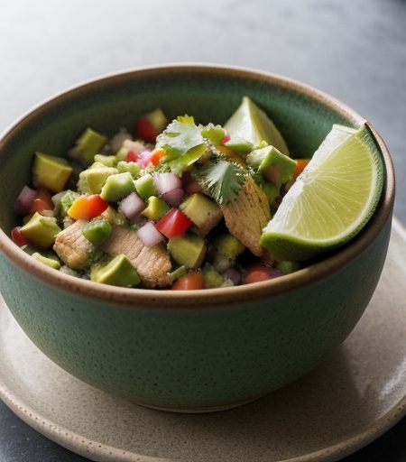 Chicken With Avocado Salsa recipe image