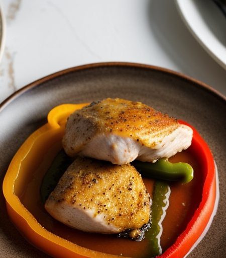 Chicken With Bell Peppers recipe image