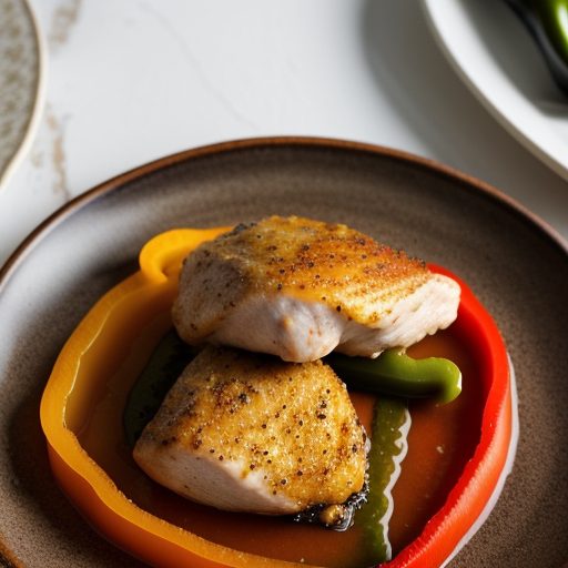 Chicken With Bell Peppers recipe image