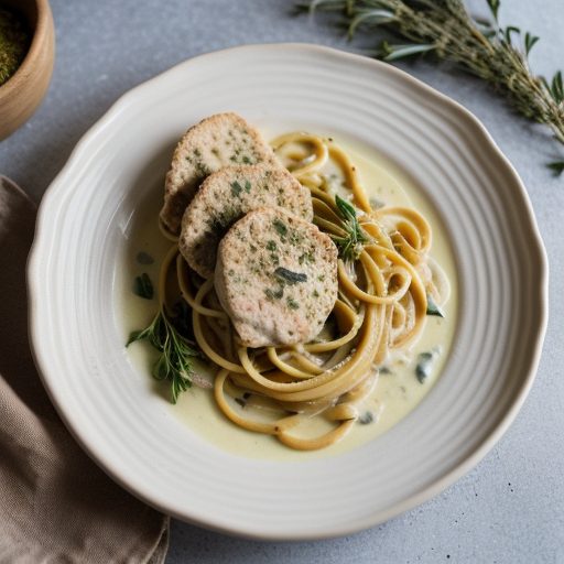 Chicken With Carbonara Sauce recipe image