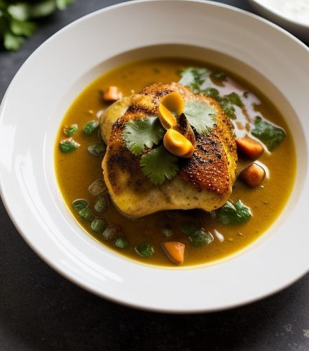 Chicken With Curry & Yogurt recipe image