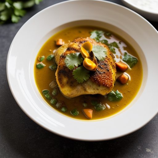 Chicken With Curry & Yogurt recipe image