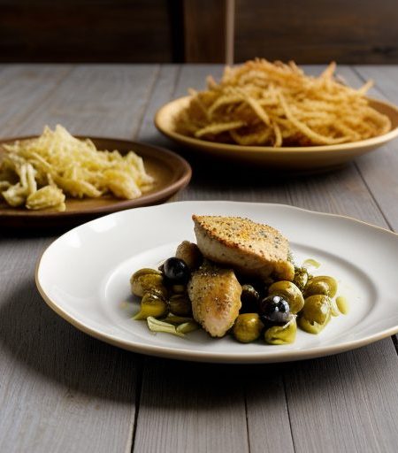 Chicken With Fennel & Olives recipe image