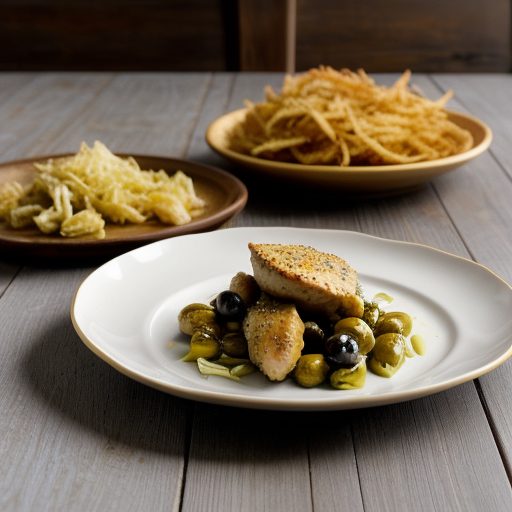 Chicken With Fennel & Olives recipe image