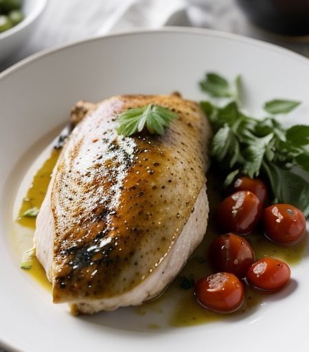Chicken With Feta & Tomatoes recipe image