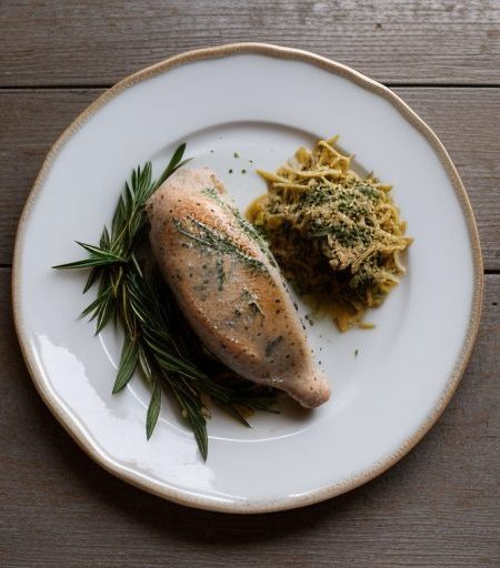 Chicken With Fresh Tarragon and Parsley recipe image