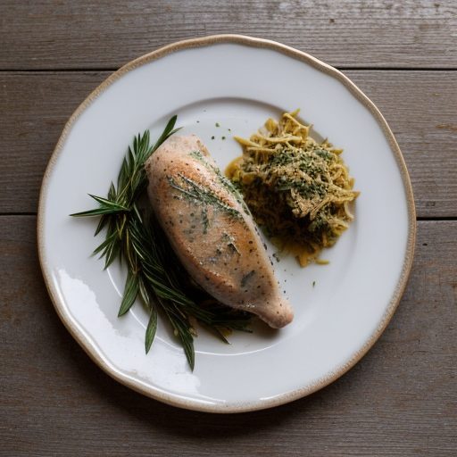 Chicken With Fresh Tarragon and Parsley recipe image