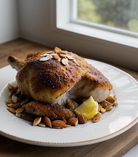 Chicken With Fruit & Almonds recipe image