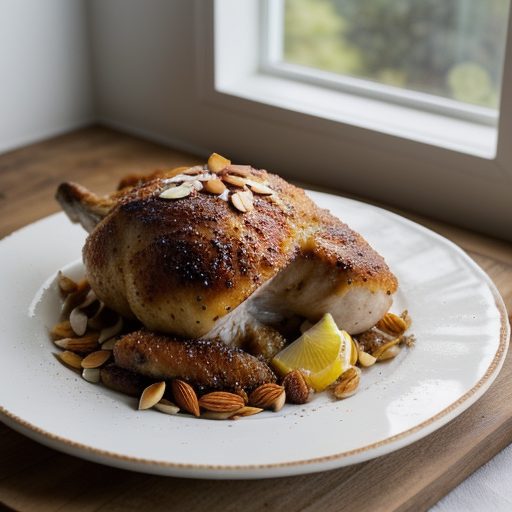 Chicken With Fruit & Almonds recipe image