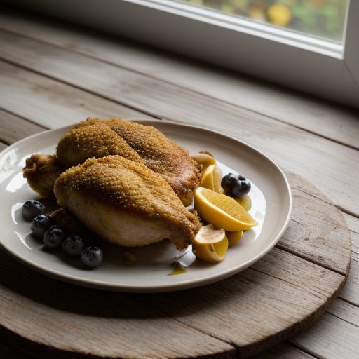 Chicken With Fruit & Mixed Mustards recipe image