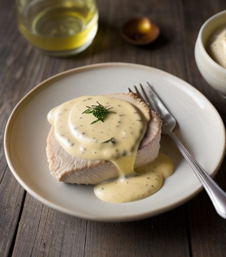 Chicken With Grape Mustard Cream Sauce (7 Pts recipe image