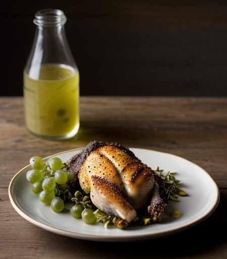 Chicken With Green Grapes recipe image