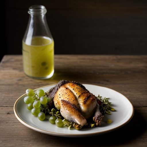 Chicken With Green Grapes recipe image