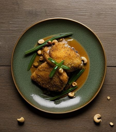 Chicken With Green Pepper and Cashews recipe image