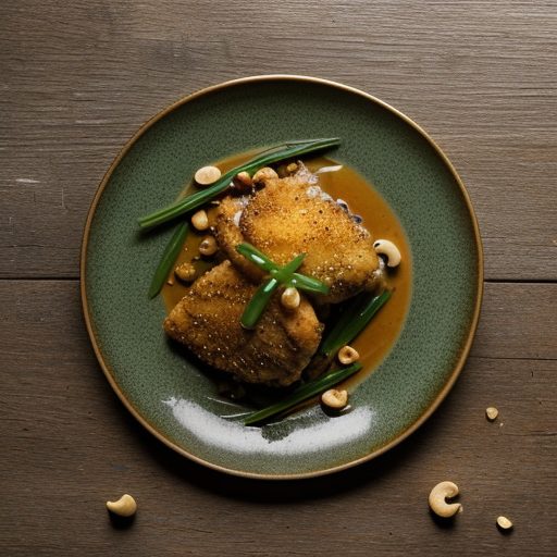 Chicken With Green Pepper and Cashews recipe image