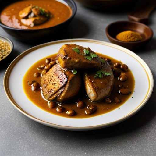 Chicken With Honey & Curry recipe image