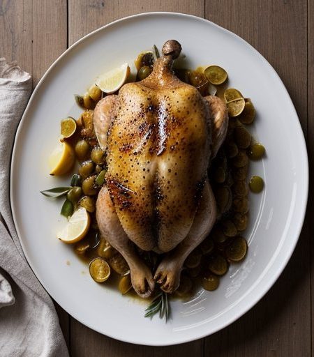 Chicken With Jerusalem Artichoke & Lemon recipe image