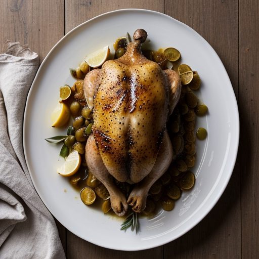 Chicken With Jerusalem Artichoke & Lemon recipe image