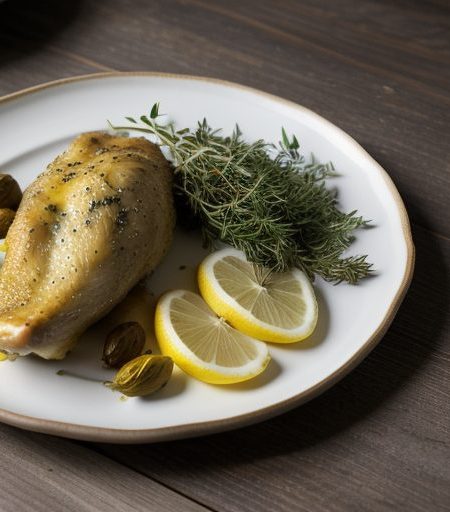 Chicken With Jerusalem Artichoke and Lemon recipe image