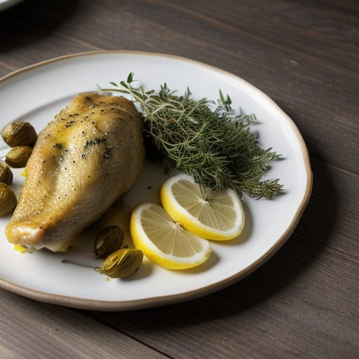 Chicken With Jerusalem Artichoke and Lemon recipe image