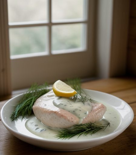 Chicken With Lemon Dill Sauce recipe image