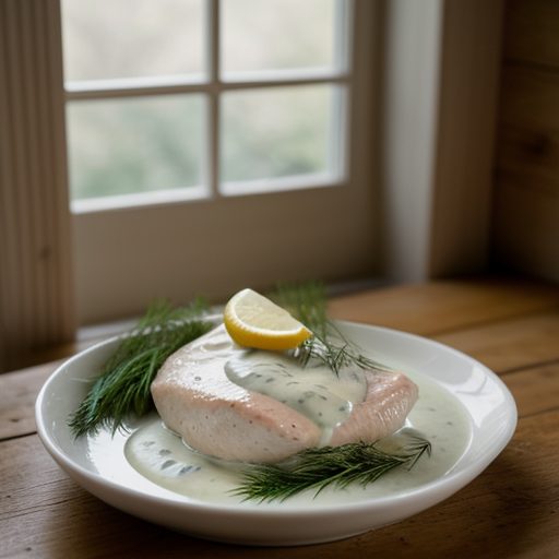 Chicken With Lemon Dill Sauce recipe image