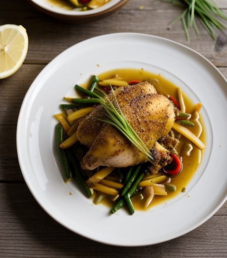Chicken With Lemon Grass & Chili - Ga Xao X recipe image