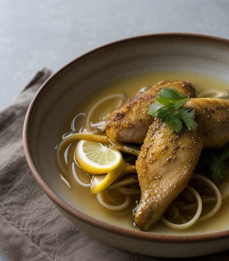 Chicken With Lemon Sauce (Cantonese recipe image