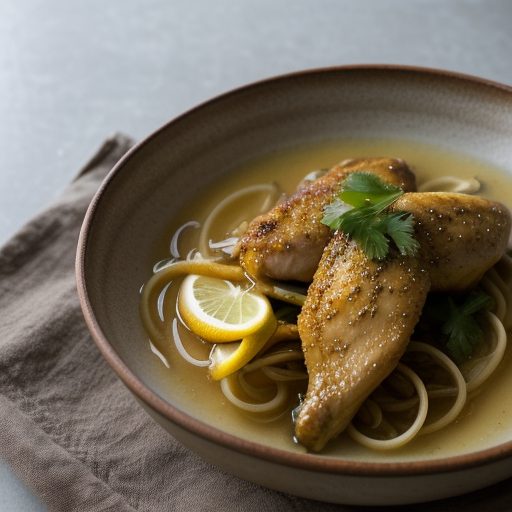 Chicken With Lemon Sauce (Cantonese recipe image