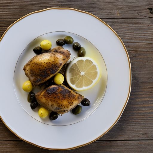 Chicken With Lemon and Olives - Bon Appetit recipe image