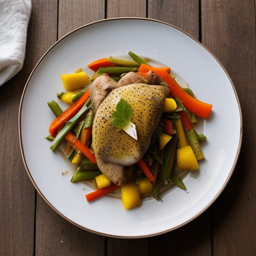 Chicken With Mango (Thit Ga Voi Xoa recipe image