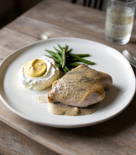 Chicken With Mustard Cream recipe image