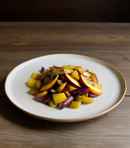 Chicken With Nectarines recipe image