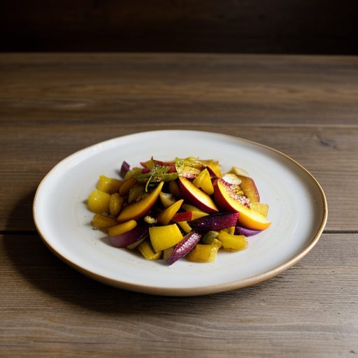 Chicken With Nectarines recipe image