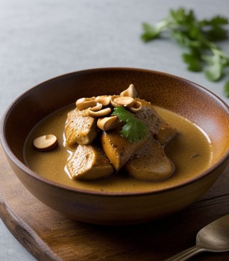 Chicken With Peanut Sauce recipe image