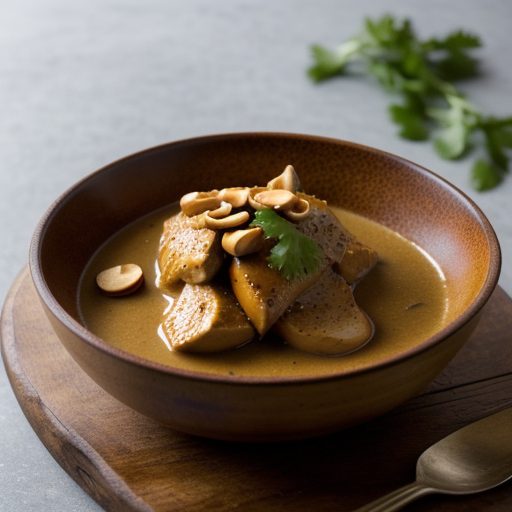 Chicken With Peanut Sauce recipe image