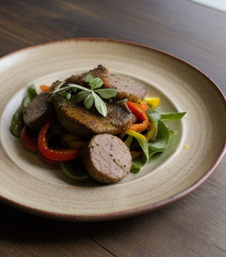 Chicken With Peppers and Sausage recipe image