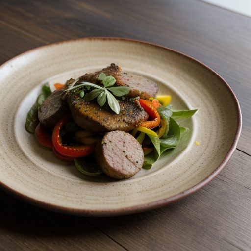 Chicken With Peppers and Sausage recipe image
