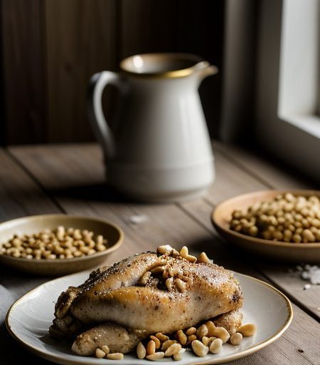 Chicken With Pine Nuts recipe image