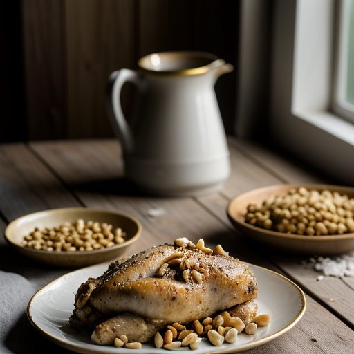 Chicken With Pine Nuts recipe image
