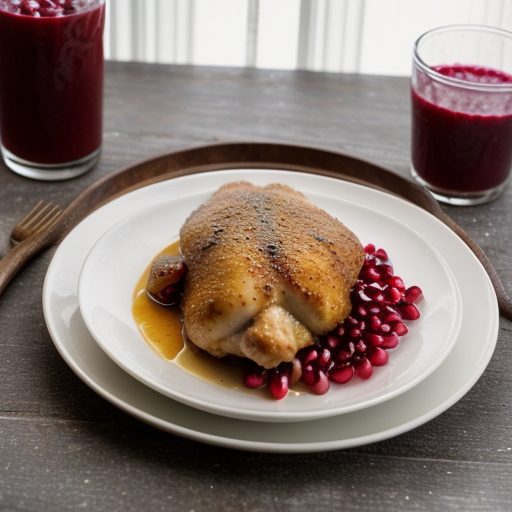 Chicken With Pomegranate Juice recipe image