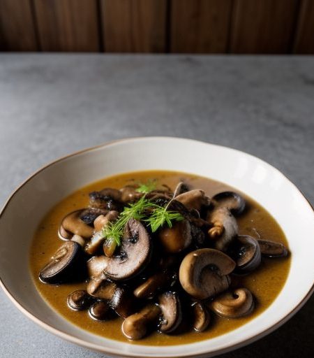 Chicken With Port-Mushroom Sauce - Bon Appetit recipe image