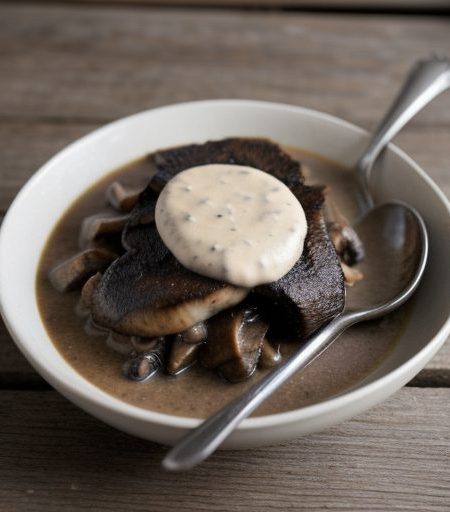 Chicken With Portobello Mushroom Sauce recipe image