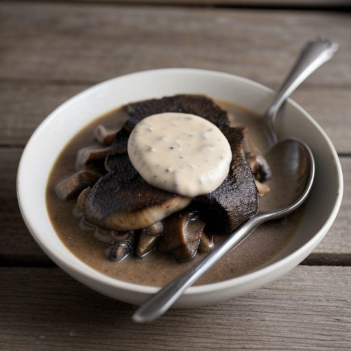 Chicken With Portobello Mushroom Sauce recipe image