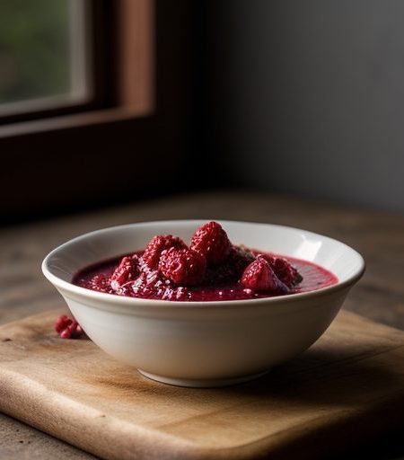 Chicken With Raspberry Sauce recipe image